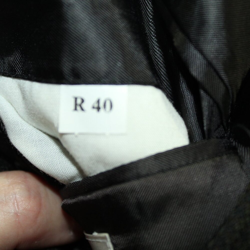 Albert Nipon Mens Black Brown Houndstooth Wool Bl… - image 6